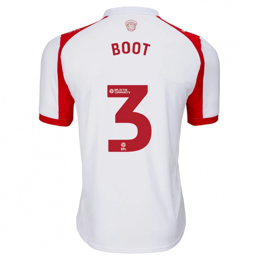 Danxen Damen Nathanael Boot #3 Weiß Rot Heimtrikot Trikot 2025/26 T-Shirt Österreich
