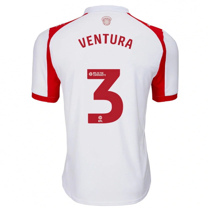Danxen Damen Tommy Dobson-Ventura #3 Weiß Rot Heimtrikot Trikot 2025/26 T-Shirt Österreich