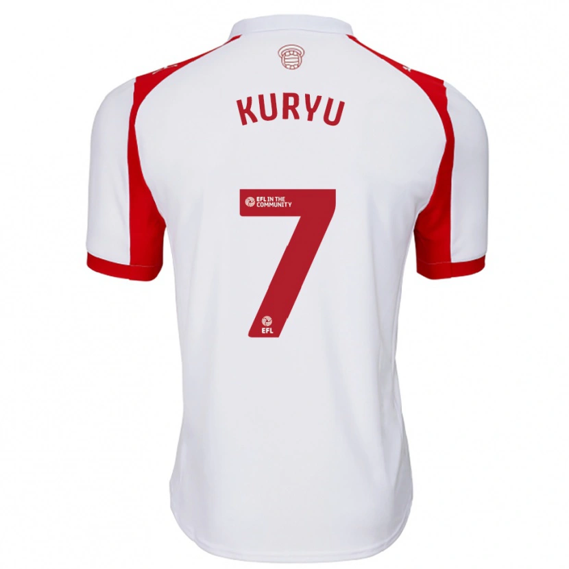 Danxen Damen Kuryu Matsuki #7 Weiß Rot Heimtrikot Trikot 2025/26 T-Shirt Österreich