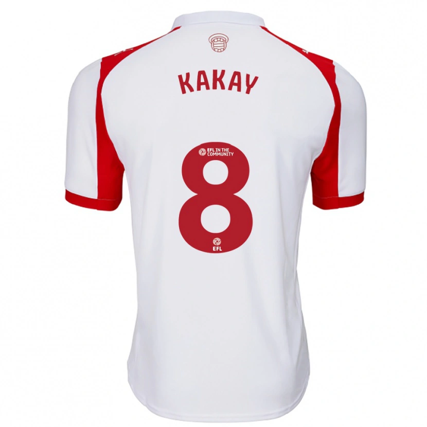Danxen Damen Sutura Kakay #8 Weiß Rot Heimtrikot Trikot 2025/26 T-Shirt Österreich