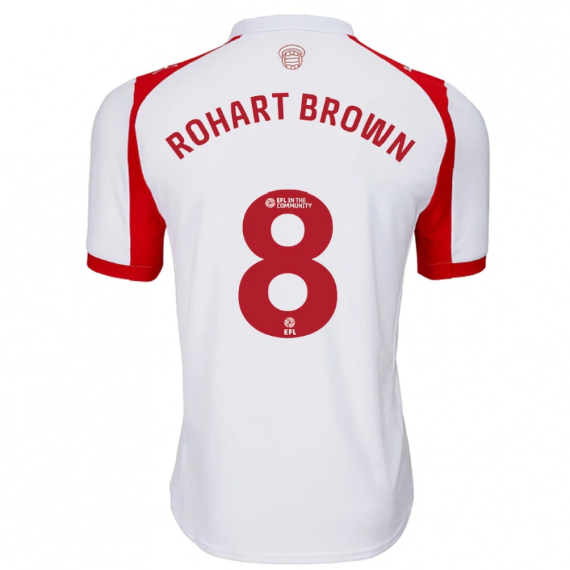 Danxen Damen Thierry Rohart-Brown #8 Weiß Rot Heimtrikot Trikot 2025/26 T-Shirt Österreich