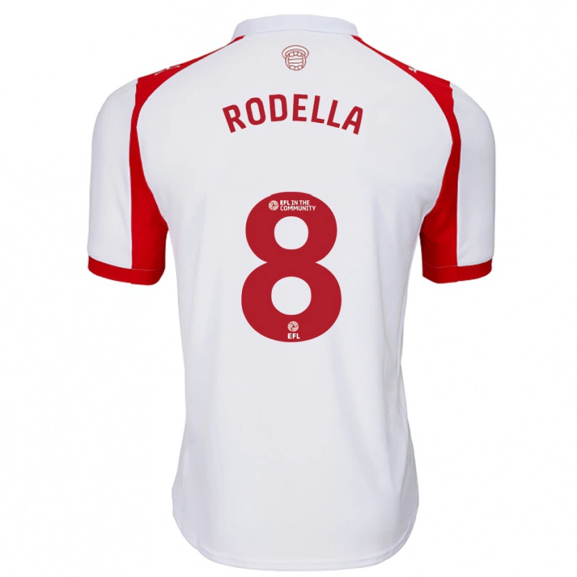 Danxen Damen Leo Rodella #8 Weiß Rot Heimtrikot Trikot 2025/26 T-Shirt Österreich