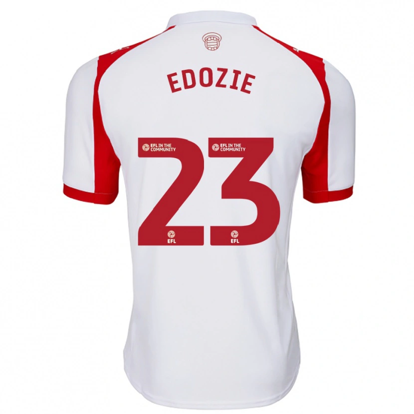 Danxen Damen Samuel Edozie #23 Weiß Rot Heimtrikot Trikot 2025/26 T-Shirt Österreich