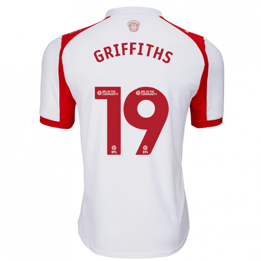 Danxen Damen Alice Griffiths #19 Weiß Rot Heimtrikot Trikot 2025/26 T-Shirt Österreich