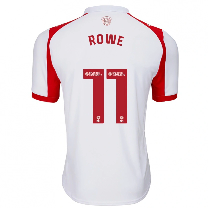 Danxen Damen Rachel Rowe #11 Weiß Rot Heimtrikot Trikot 2025/26 T-Shirt Österreich