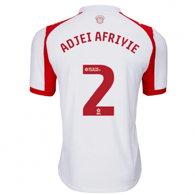 Danxen Damen Hansel Adjei-Afriyie #2 Weiß Rot Heimtrikot Trikot 2025/26 T-Shirt Österreich