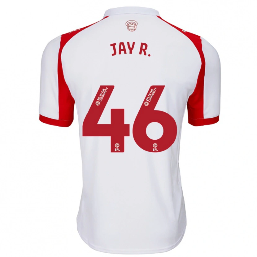 Danxen Damen Jay Robinson #46 Weiß Rot Heimtrikot Trikot 2025/26 T-Shirt Österreich