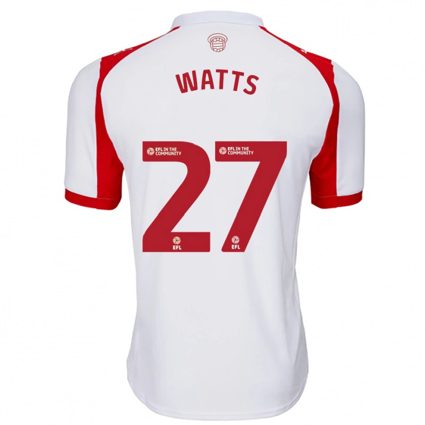 Danxen Damen Isabel Watts #27 Weiß Rot Heimtrikot Trikot 2025/26 T-Shirt Österreich