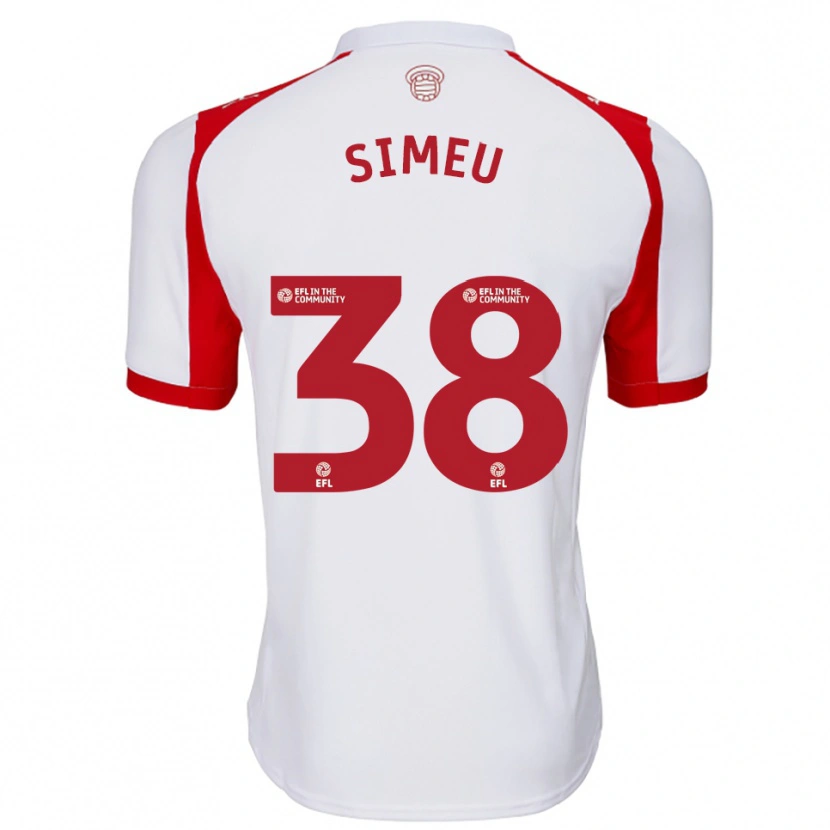 Danxen Damen Dynel Simeu #38 Weiß Rot Heimtrikot Trikot 2025/26 T-Shirt Österreich