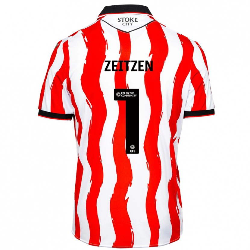 Danxen Damen Michael Zeitzen #1 Weiß Rot Heimtrikot Trikot 2025/26 T-Shirt Österreich