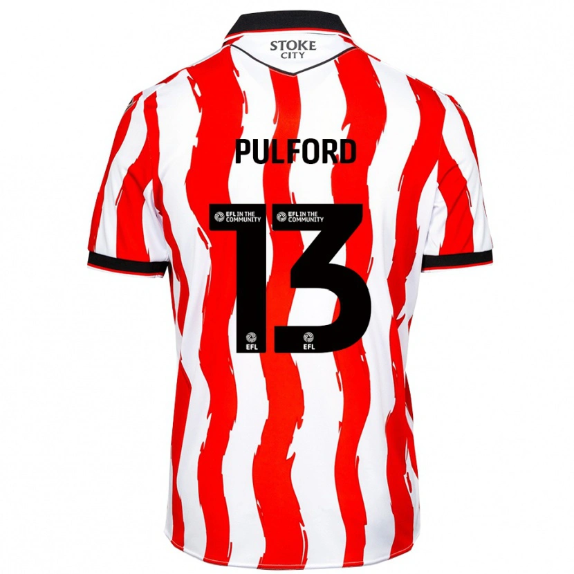Danxen Damen Lucas Pulford #13 Weiß Rot Heimtrikot Trikot 2025/26 T-Shirt Österreich