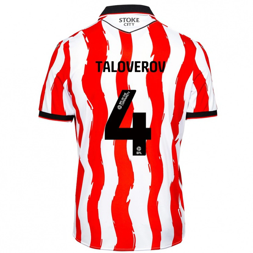 Danxen Damen Maksym Taloverov #4 Weiß Rot Heimtrikot Trikot 2025/26 T-Shirt Österreich