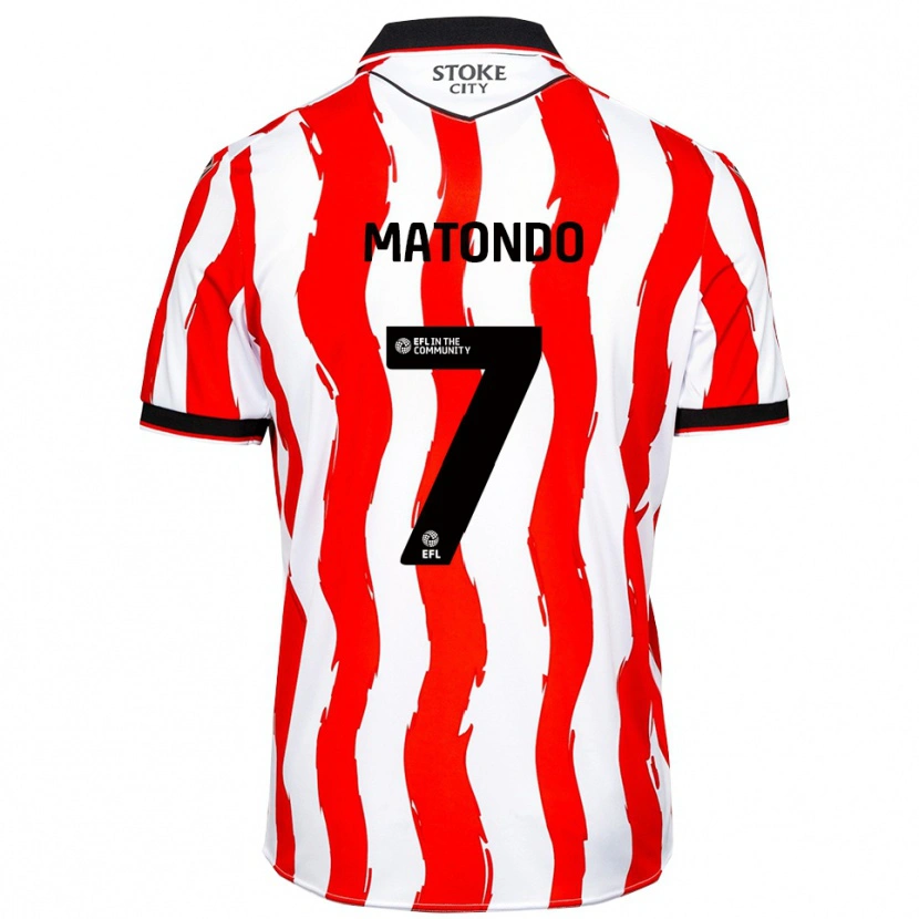 Danxen Damen Japhet Matondo #7 Weiß Rot Heimtrikot Trikot 2025/26 T-Shirt Österreich