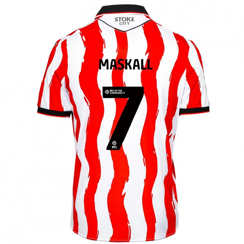 Danxen Damen Josh Maskall #7 Weiß Rot Heimtrikot Trikot 2025/26 T-Shirt Österreich