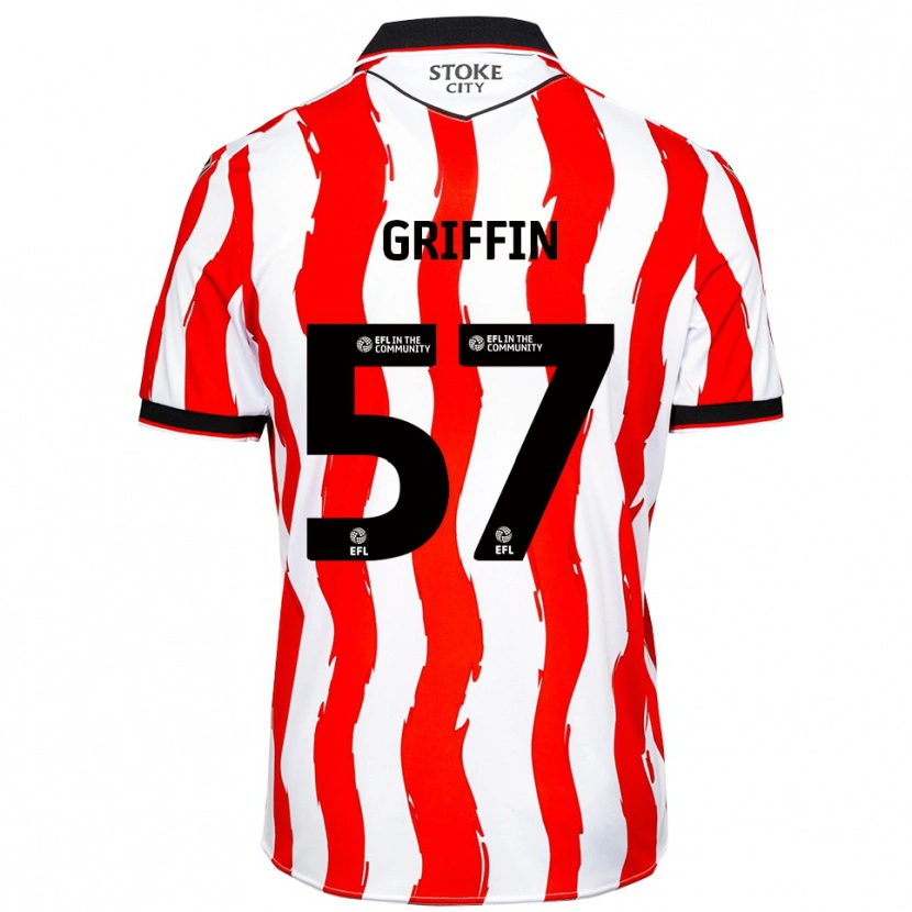 Danxen Damen Jake Griffin #57 Weiß Rot Heimtrikot Trikot 2025/26 T-Shirt Österreich