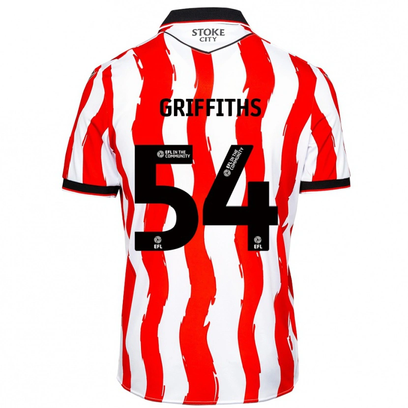 Danxen Damen Jack Griffiths #54 Weiß Rot Heimtrikot Trikot 2025/26 T-Shirt Österreich