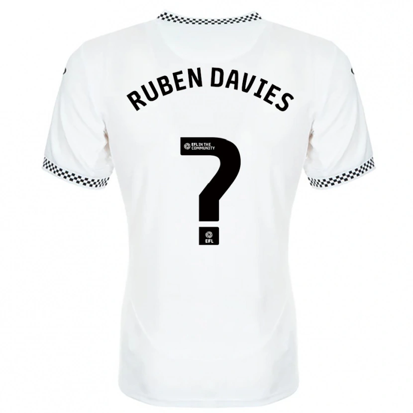 Danxen Damen Ruben Davies #0 Weiß Orange Heimtrikot Trikot 2025/26 T-Shirt Österreich
