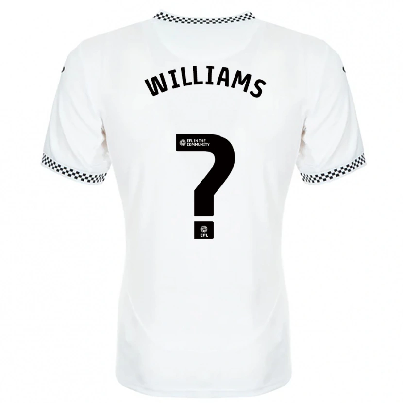 Danxen Damen Osian Williams #0 Weiß Orange Heimtrikot Trikot 2025/26 T-Shirt Österreich