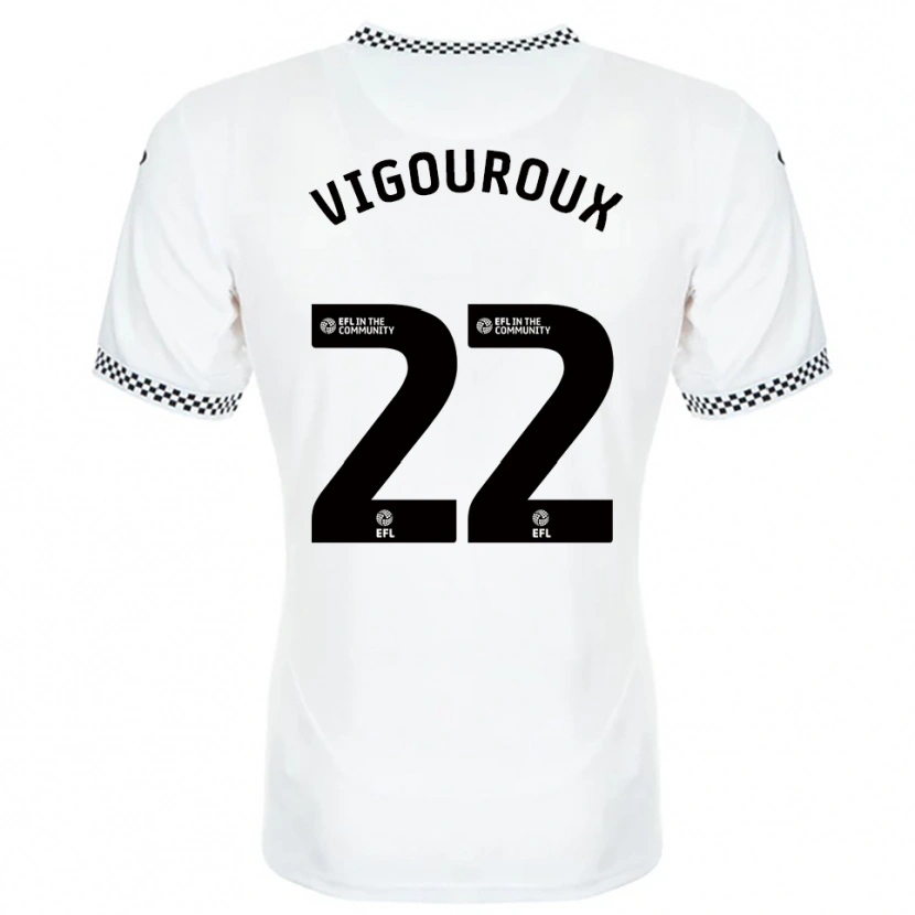 Danxen Damen Lawrence Vigouroux #22 Weiß Orange Heimtrikot Trikot 2025/26 T-Shirt Österreich