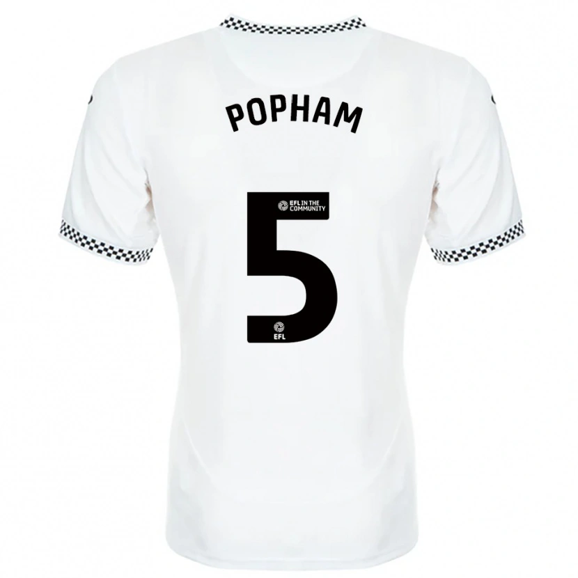 Danxen Damen Brogan Popham #5 Weiß Orange Heimtrikot Trikot 2025/26 T-Shirt Österreich