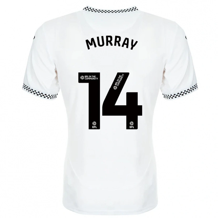 Danxen Damen Maddy Murray #14 Weiß Orange Heimtrikot Trikot 2025/26 T-Shirt Österreich