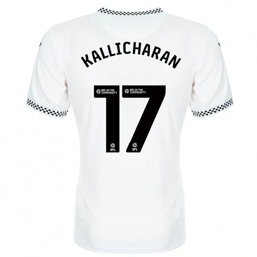 Danxen Damen Josiah Kallicharan #17 Weiß Orange Heimtrikot Trikot 2025/26 T-Shirt Österreich