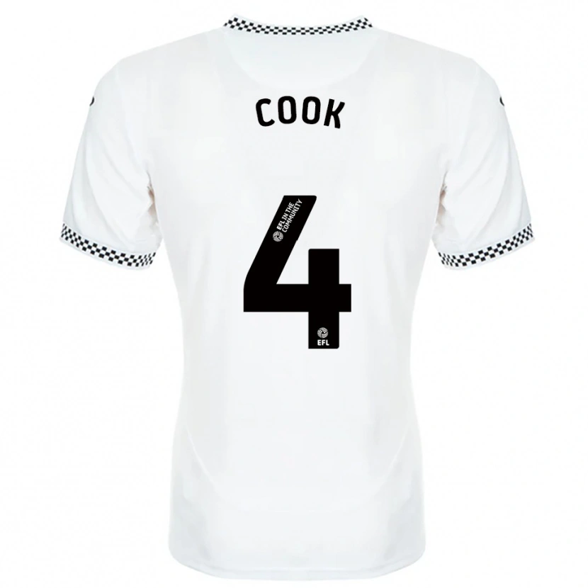 Danxen Damen Jacob Cook #4 Weiß Orange Heimtrikot Trikot 2025/26 T-Shirt Österreich