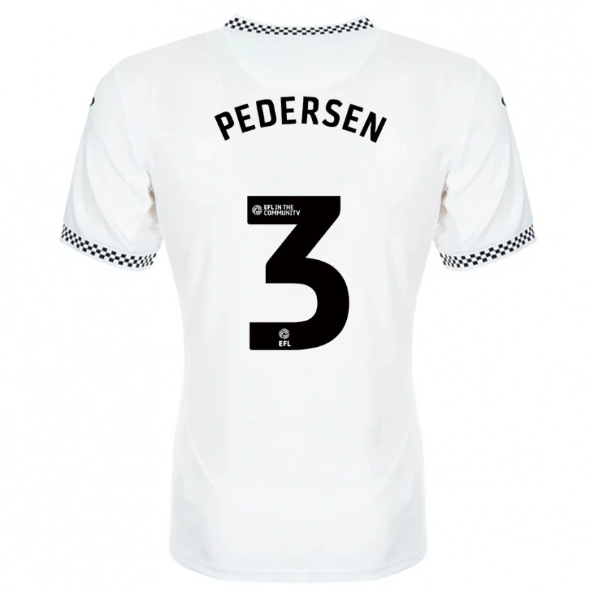 Danxen Damen Kristian Pedersen #3 Weiß Orange Heimtrikot Trikot 2025/26 T-Shirt Österreich
