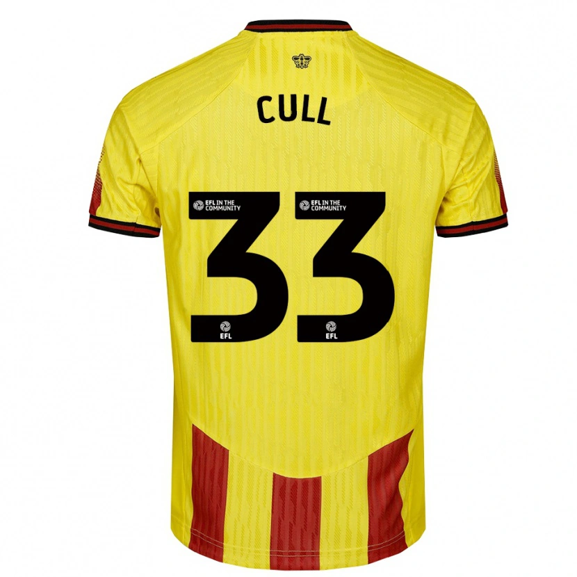Danxen Damen Hermione Cull #33 Gelb Rot Heimtrikot Trikot 2025/26 T-Shirt Österreich