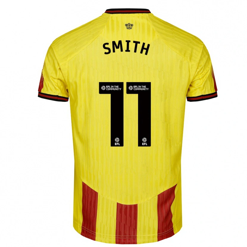 Danxen Damen Max Smith #11 Gelb Rot Heimtrikot Trikot 2025/26 T-Shirt Österreich