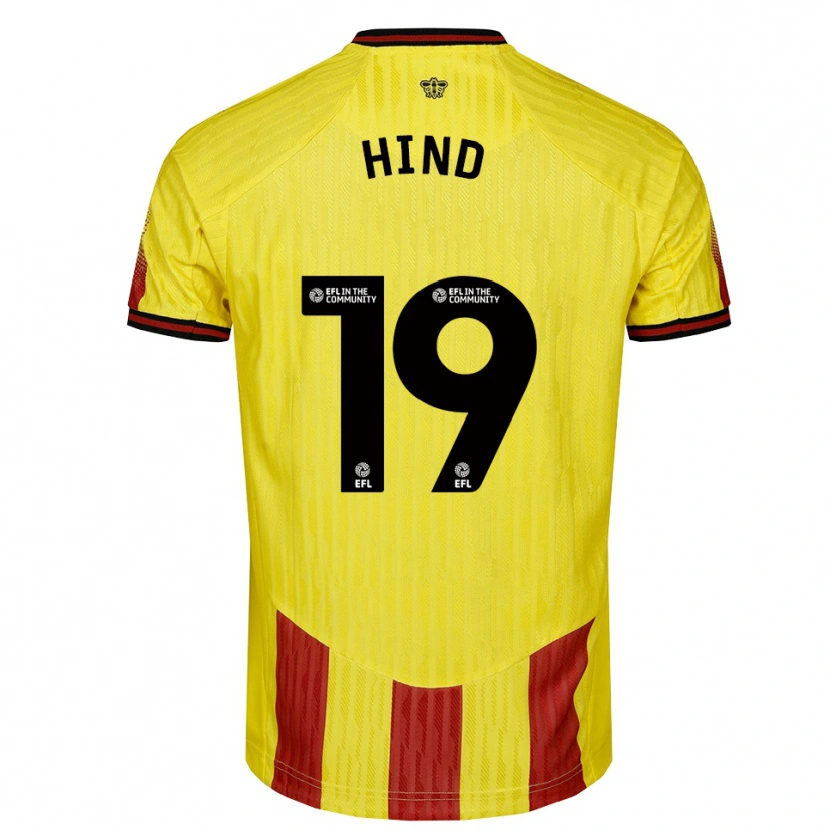 Danxen Damen Daisy Hind #19 Gelb Rot Heimtrikot Trikot 2025/26 T-Shirt Österreich