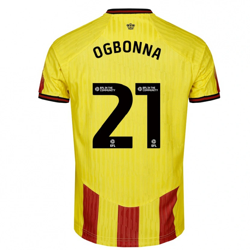 Danxen Damen Angelo Ogbonna #21 Gelb Rot Heimtrikot Trikot 2025/26 T-Shirt Österreich