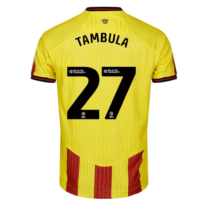 Danxen Damen Chloe Tambula #27 Gelb Rot Heimtrikot Trikot 2025/26 T-Shirt Österreich