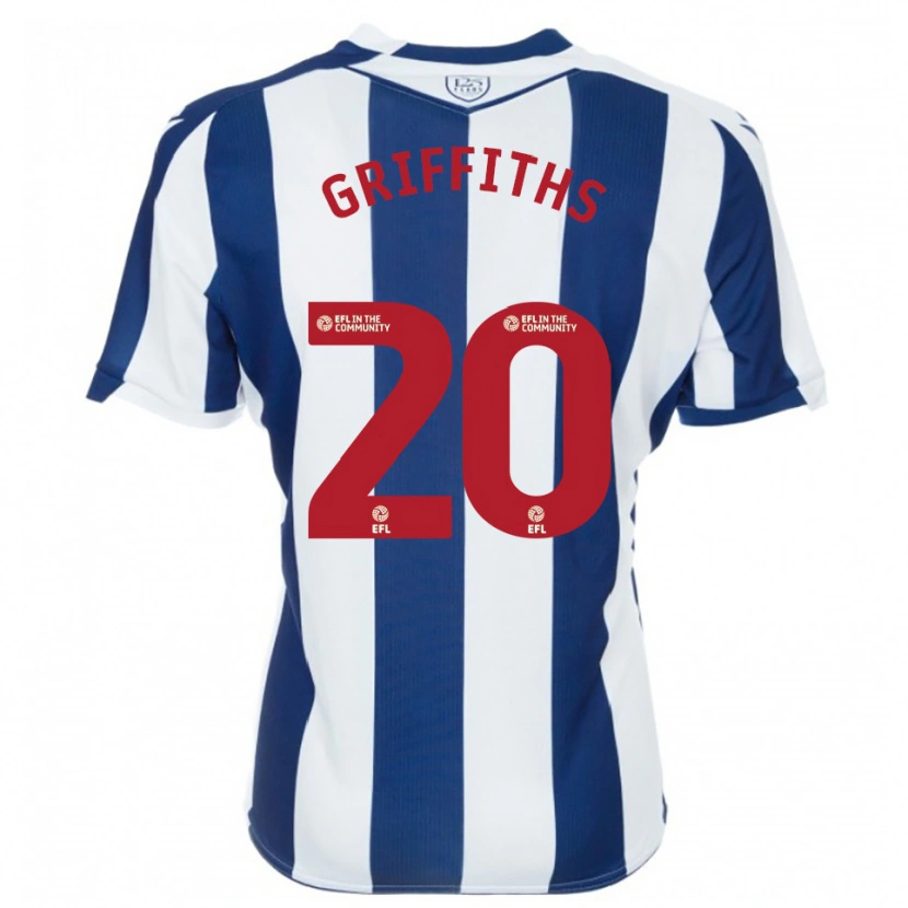 Danxen Damen Josh Griffiths #20 Marine Weiß Heimtrikot Trikot 2025/26 T-Shirt Österreich