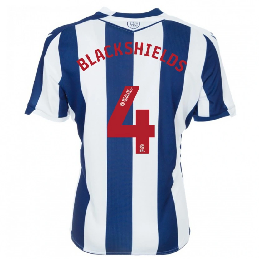Danxen Damen Charlie Blackshields #4 Marine Weiß Heimtrikot Trikot 2025/26 T-Shirt Österreich