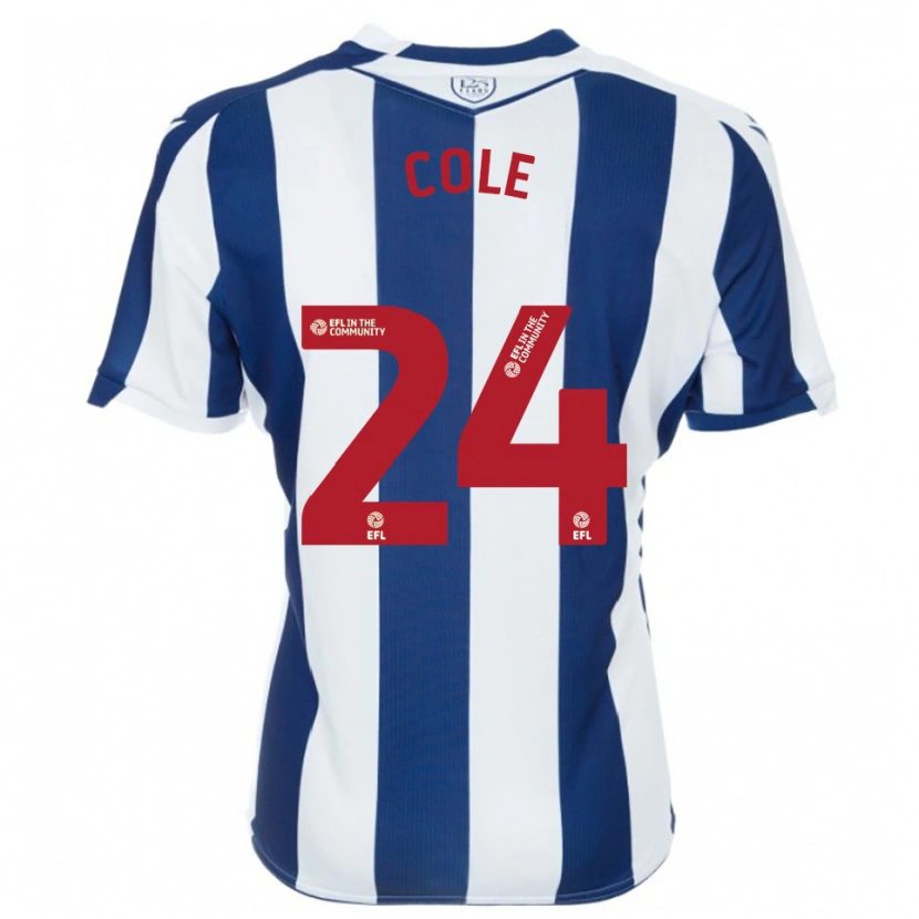 Danxen Damen Delphi Cole #24 Marine Weiß Heimtrikot Trikot 2025/26 T-Shirt Österreich
