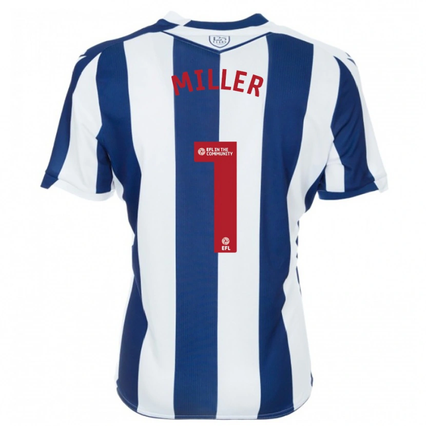 Danxen Damen Anna Miller #1 Marine Weiß Heimtrikot Trikot 2025/26 T-Shirt Österreich