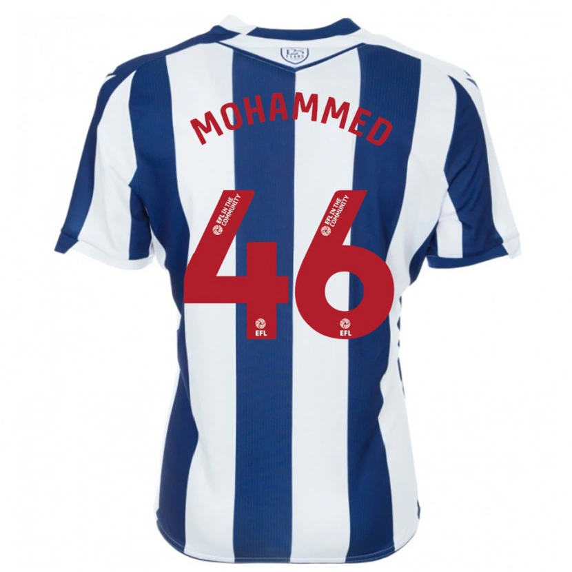 Danxen Damen Jamal Mohammed #46 Marine Weiß Heimtrikot Trikot 2025/26 T-Shirt Österreich