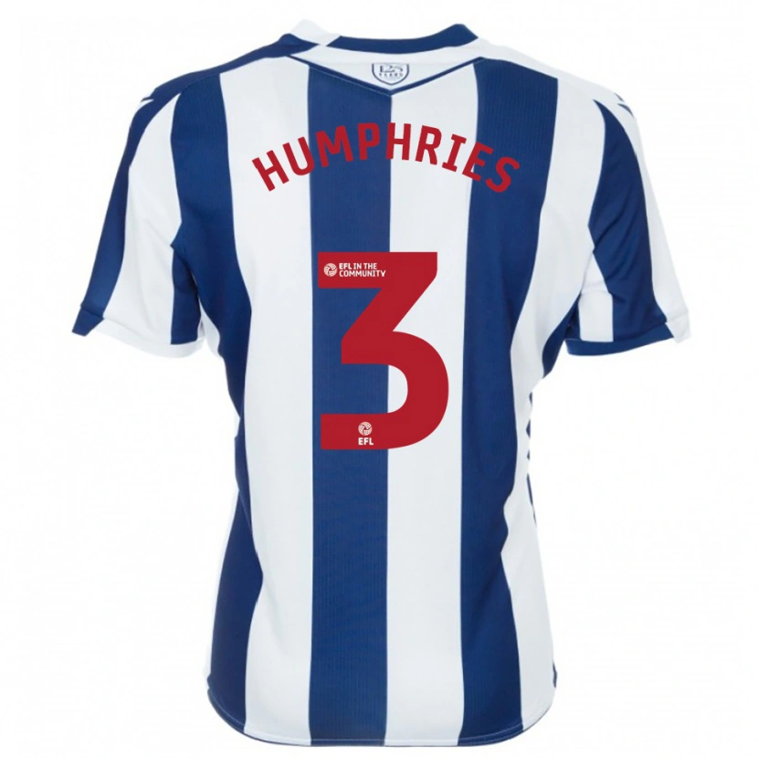 Danxen Damen Evan Humphries #3 Marine Weiß Heimtrikot Trikot 2025/26 T-Shirt Österreich