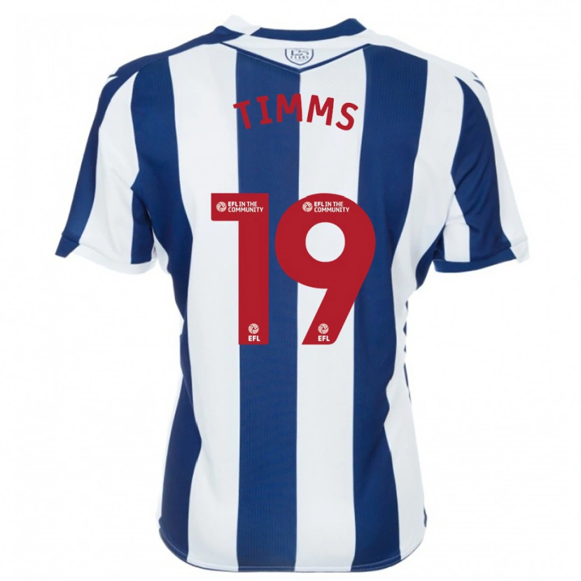 Danxen Damen Maria Timms #19 Marine Weiß Heimtrikot Trikot 2025/26 T-Shirt Österreich
