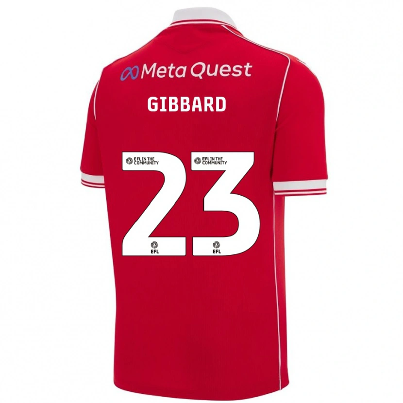 Danxen Damen Mari Gibbard #23 Rot Weiß Heimtrikot Trikot 2025/26 T-Shirt Österreich