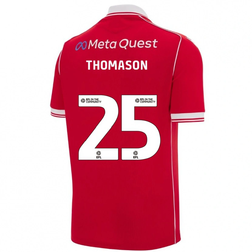 Danxen Damen George Thomason #25 Rot Weiß Heimtrikot Trikot 2025/26 T-Shirt Österreich