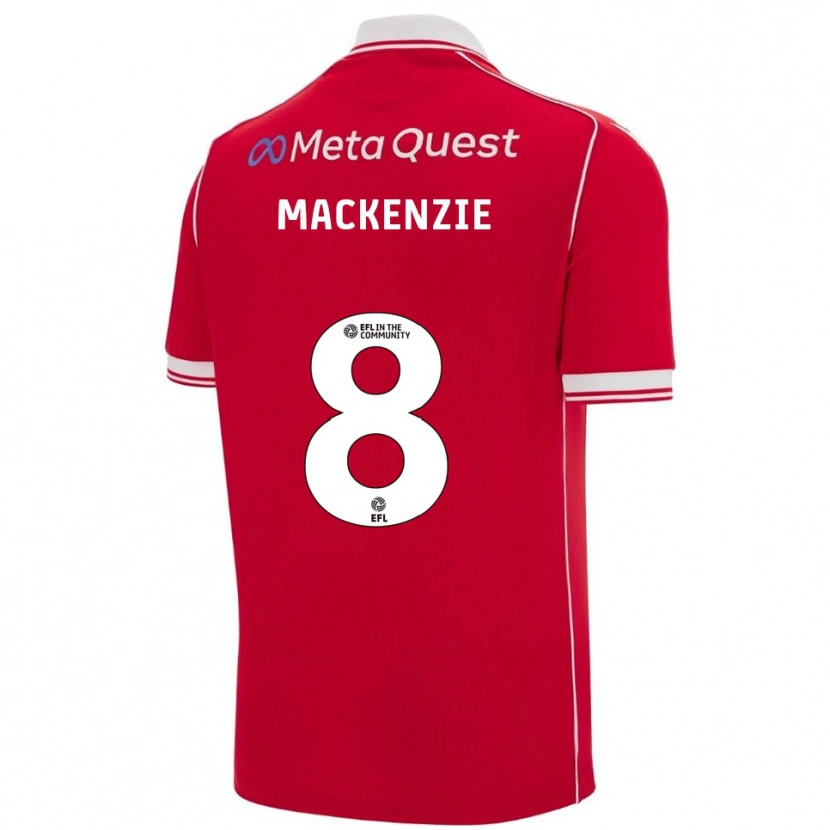 Danxen Damen Libby Mackenzie #8 Rot Weiß Heimtrikot Trikot 2025/26 T-Shirt Österreich