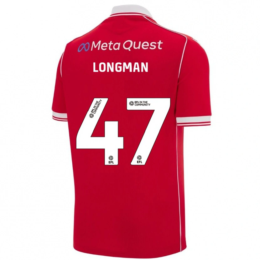 Danxen Damen Ryan Longman #47 Rot Weiß Heimtrikot Trikot 2025/26 T-Shirt Österreich