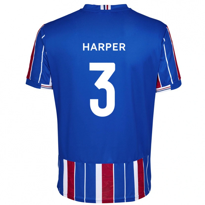 Danxen Damen Cameron Harper #3 Blau Rot Weiß Heimtrikot Trikot 2025/26 T-Shirt Österreich