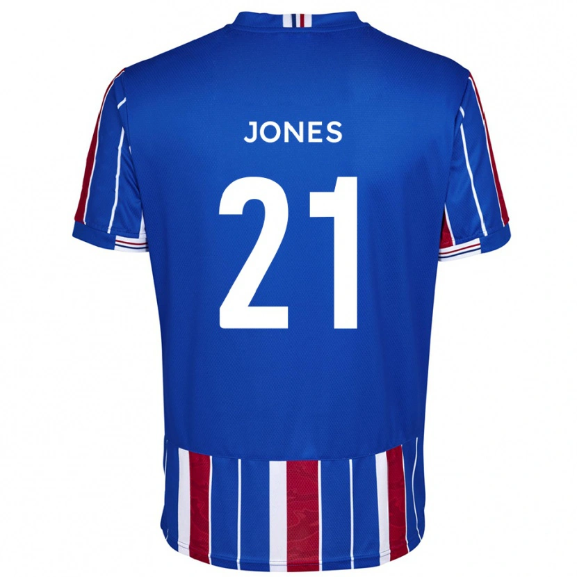 Danxen Damen Jordan Jones #21 Blau Rot Weiß Heimtrikot Trikot 2025/26 T-Shirt Österreich