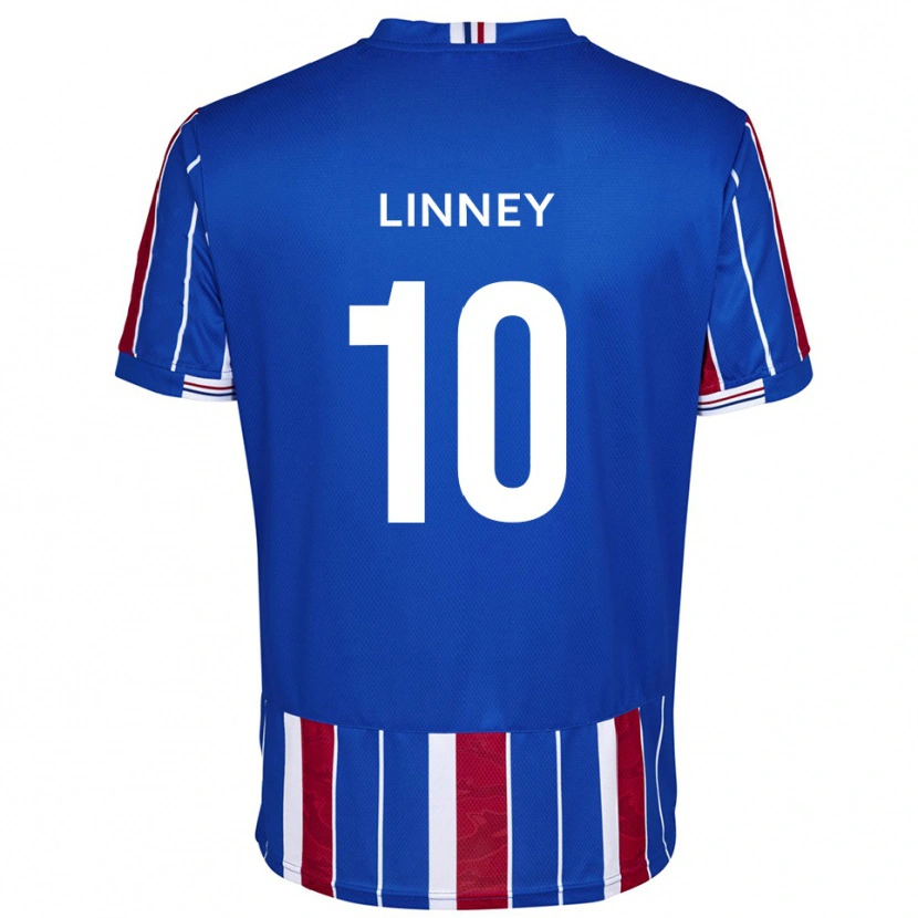 Danxen Damen Regan Linney #10 Blau Rot Weiß Heimtrikot Trikot 2025/26 T-Shirt Österreich