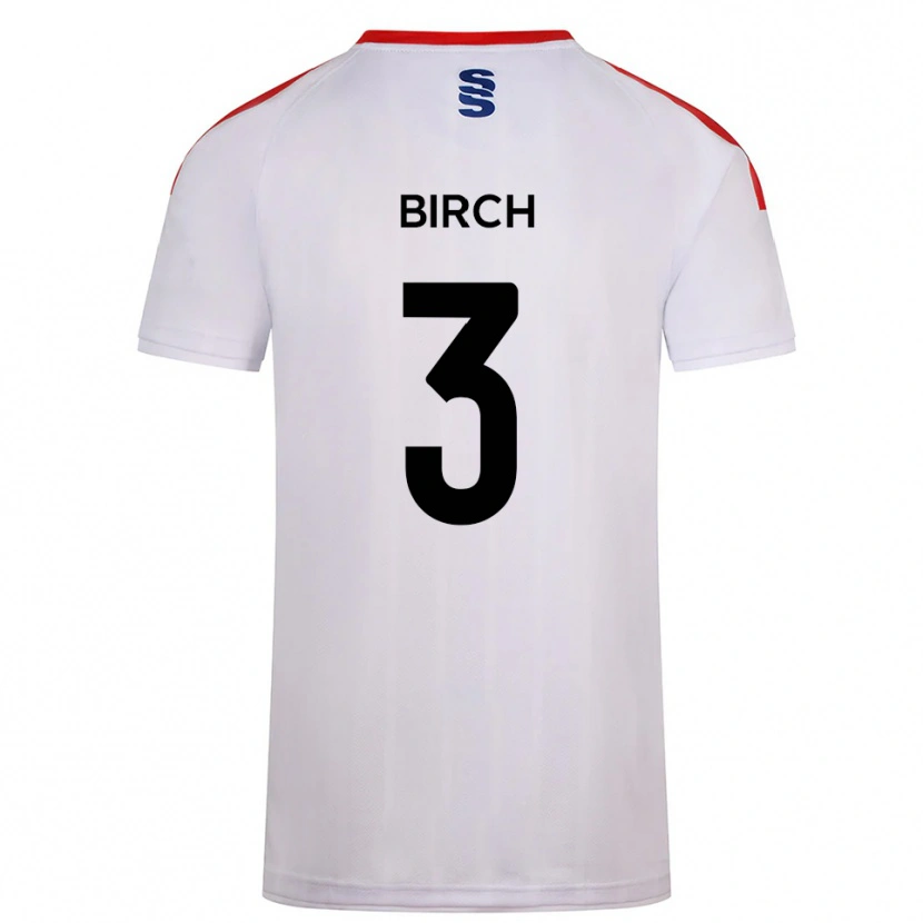 Danxen Damen Sam Birch #3 Weiß Marine Heimtrikot Trikot 2025/26 T-Shirt Österreich