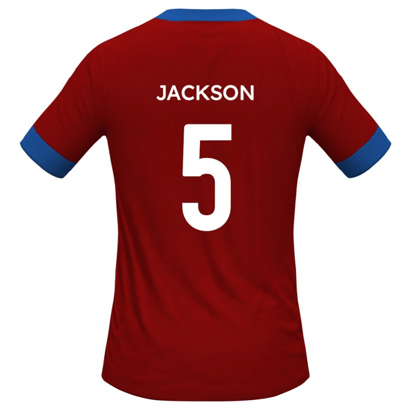 Danxen Damen Ben Jackson #5 Rot Blau Heimtrikot Trikot 2025/26 T-Shirt Österreich
