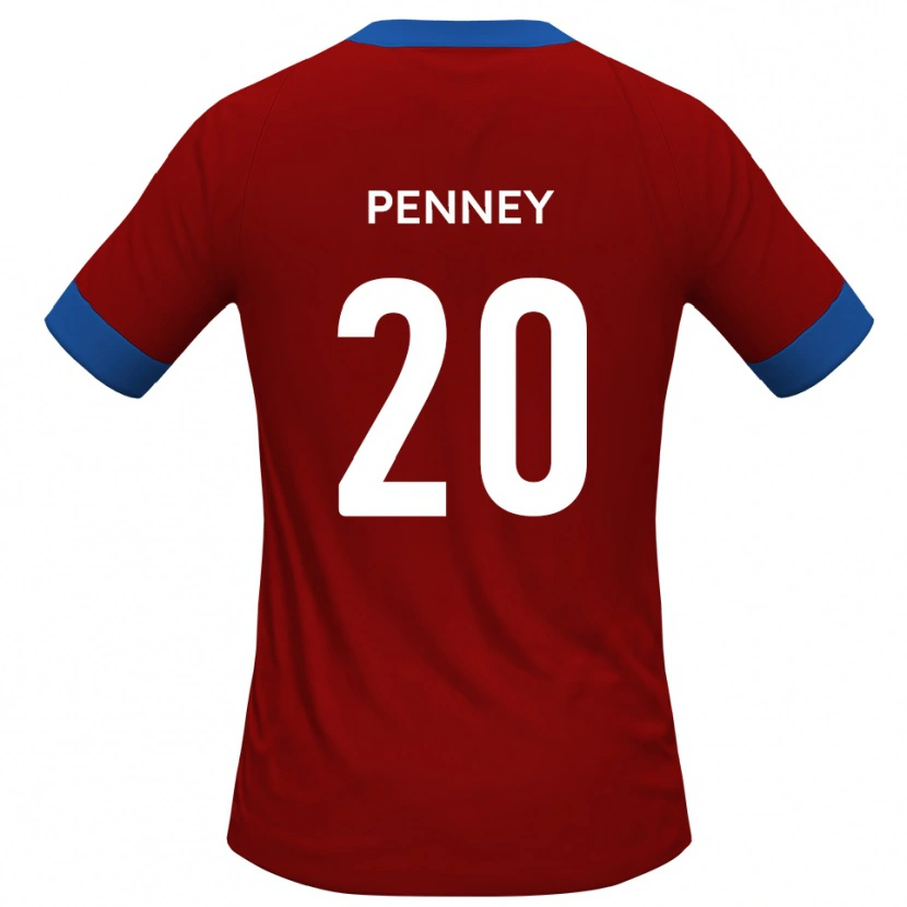 Danxen Damen Matt Penney #20 Rot Blau Heimtrikot Trikot 2025/26 T-Shirt Österreich